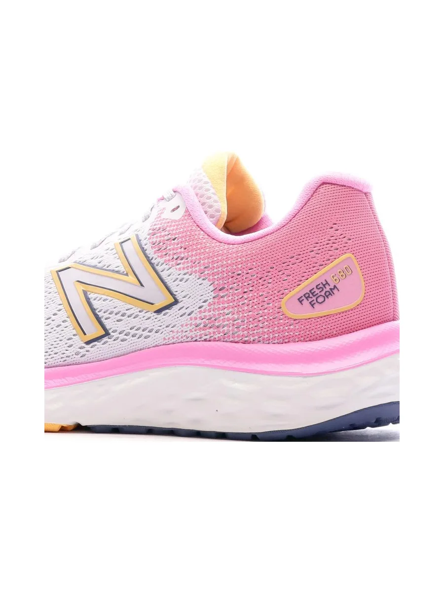 Chaussures de running Blanc/Rose Femme New Balance W680 8