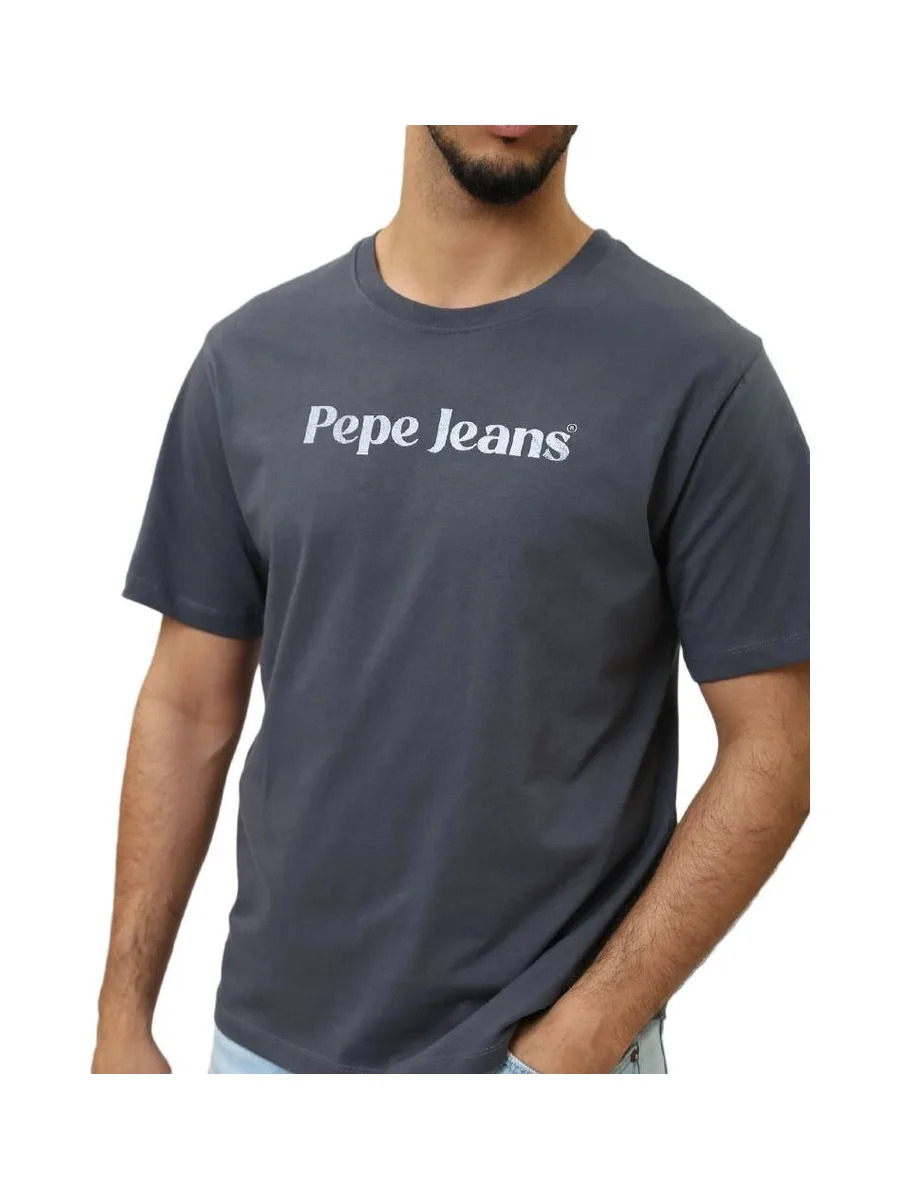 T-shirt Gris Homme Pepe Jeans Clifton 3