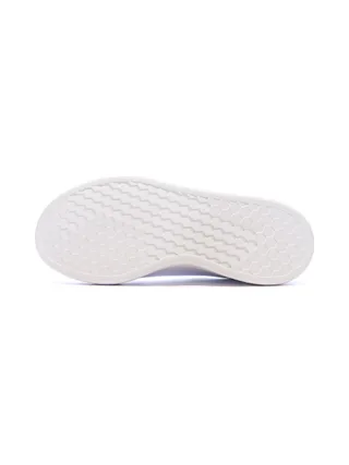Baskets Blanches/Roses Fille Adidas Advantages 5