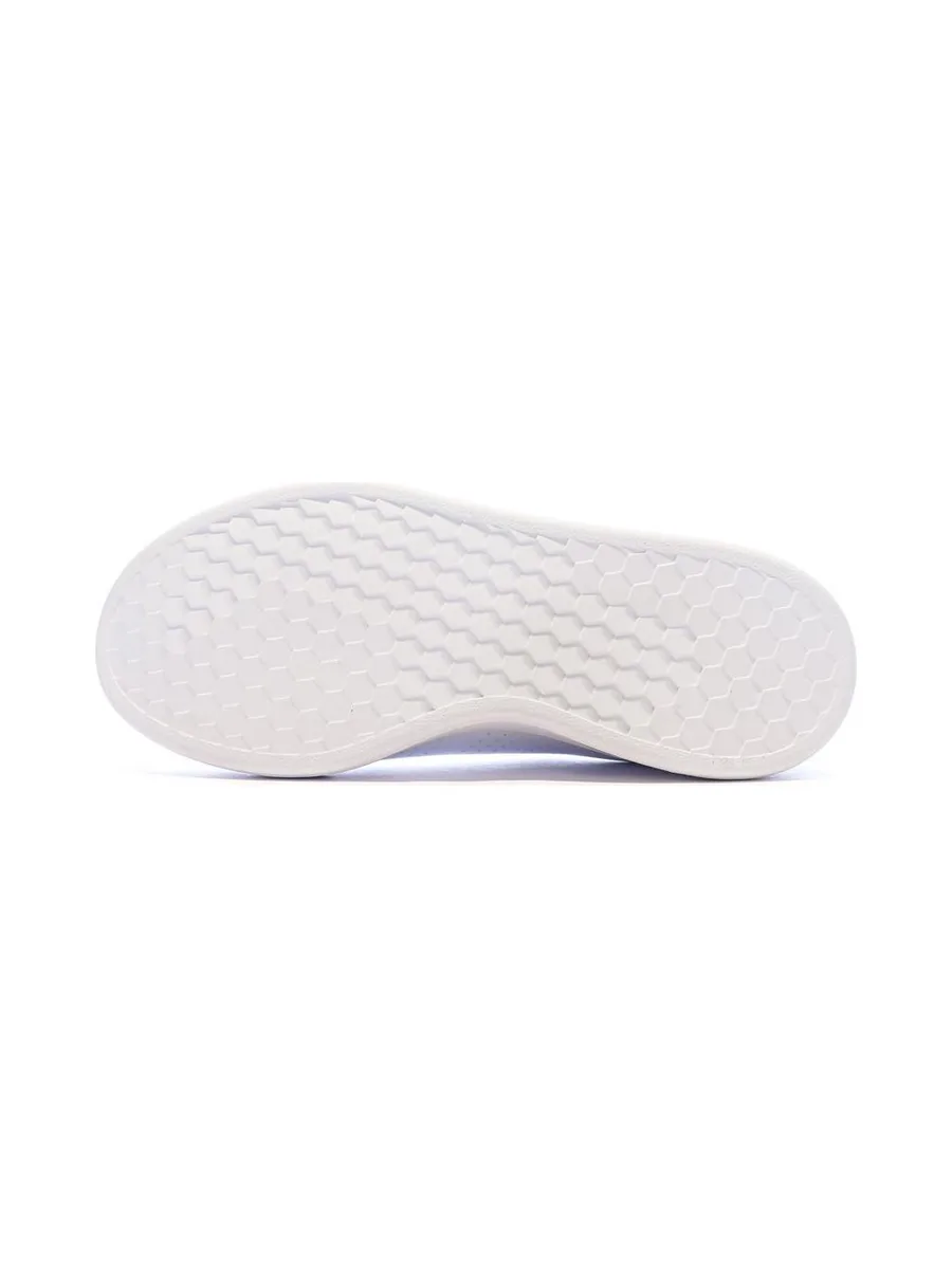 Baskets Blanches/Roses Fille Adidas Advantages 5