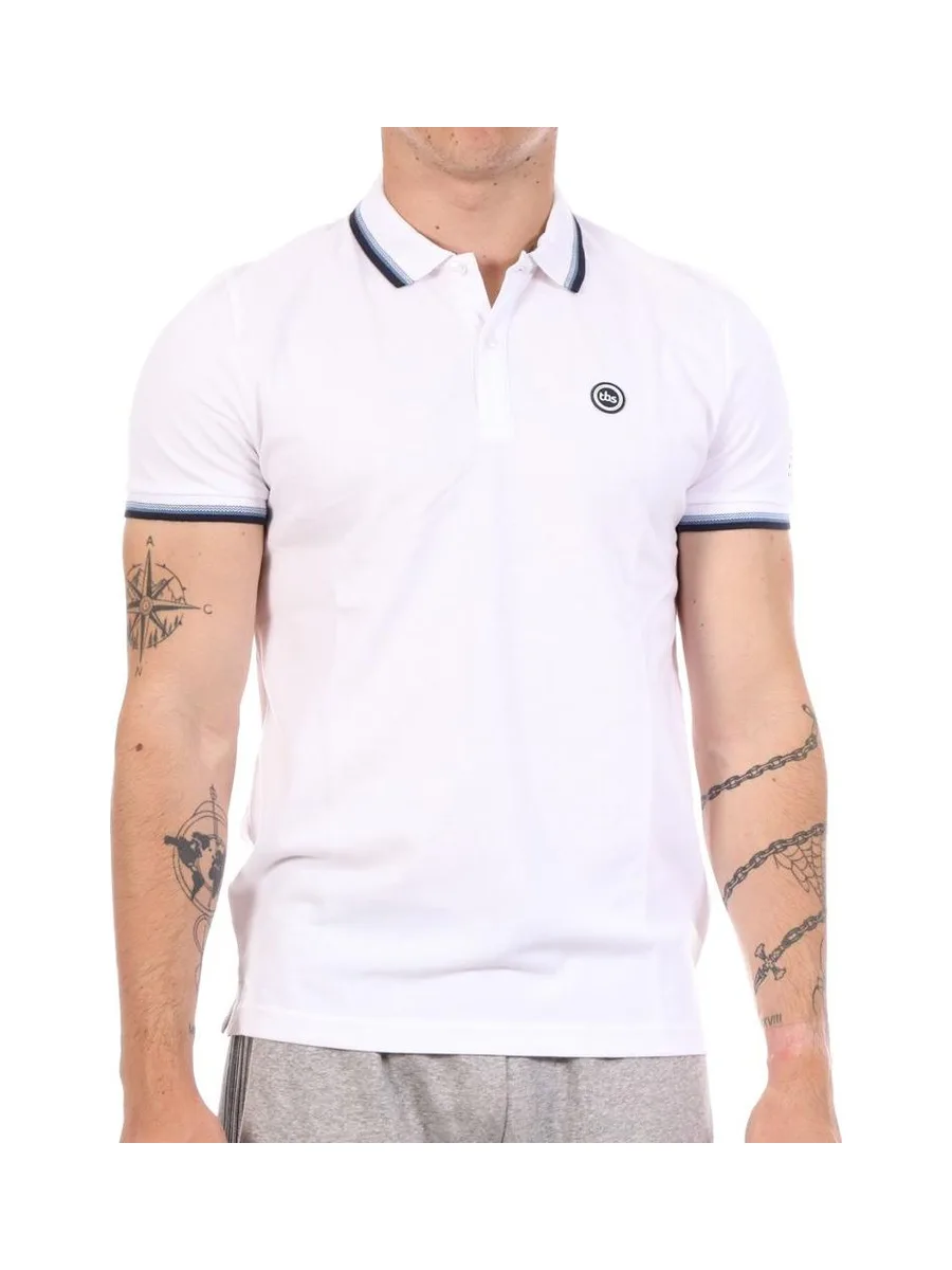 Polo Blanc Homme TBS Yvanee 2