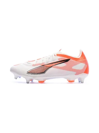 Chaussures de football Blanches/Oranges Homme Puma Ultra 5 Matchs 1