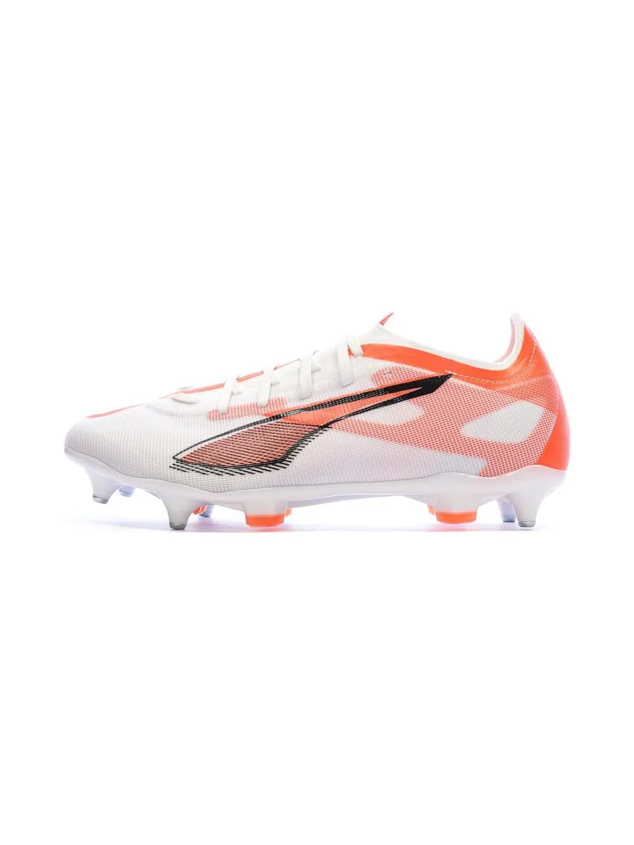 Chaussures de football Blanches/Oranges Homme Puma Ultra 5 Matchs 2