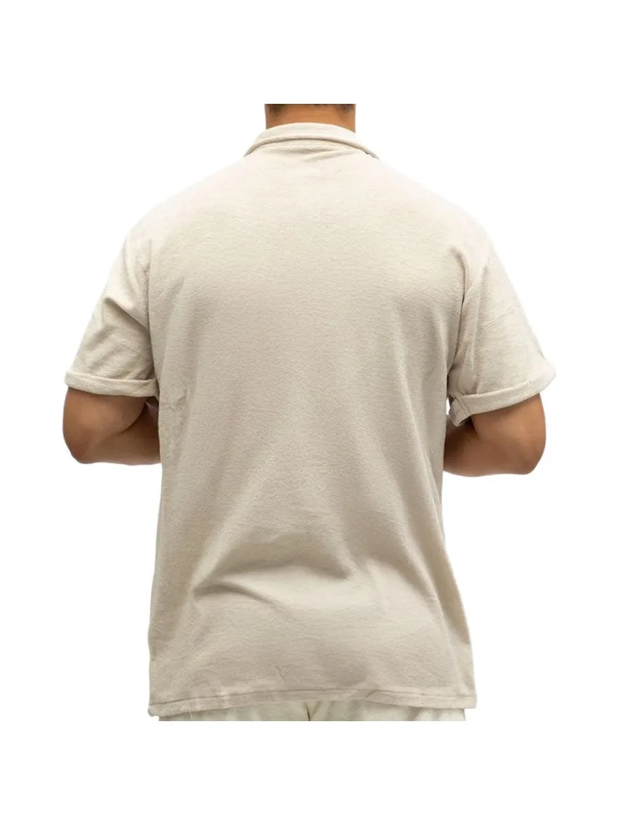 Chemise Beige Homme Paname Brothers CHARLY 3