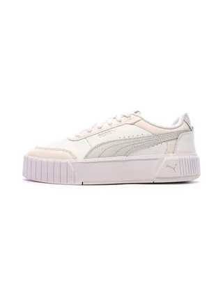 Baskets Blanc/Rose/Gris Femme Puma Carina Mia 1