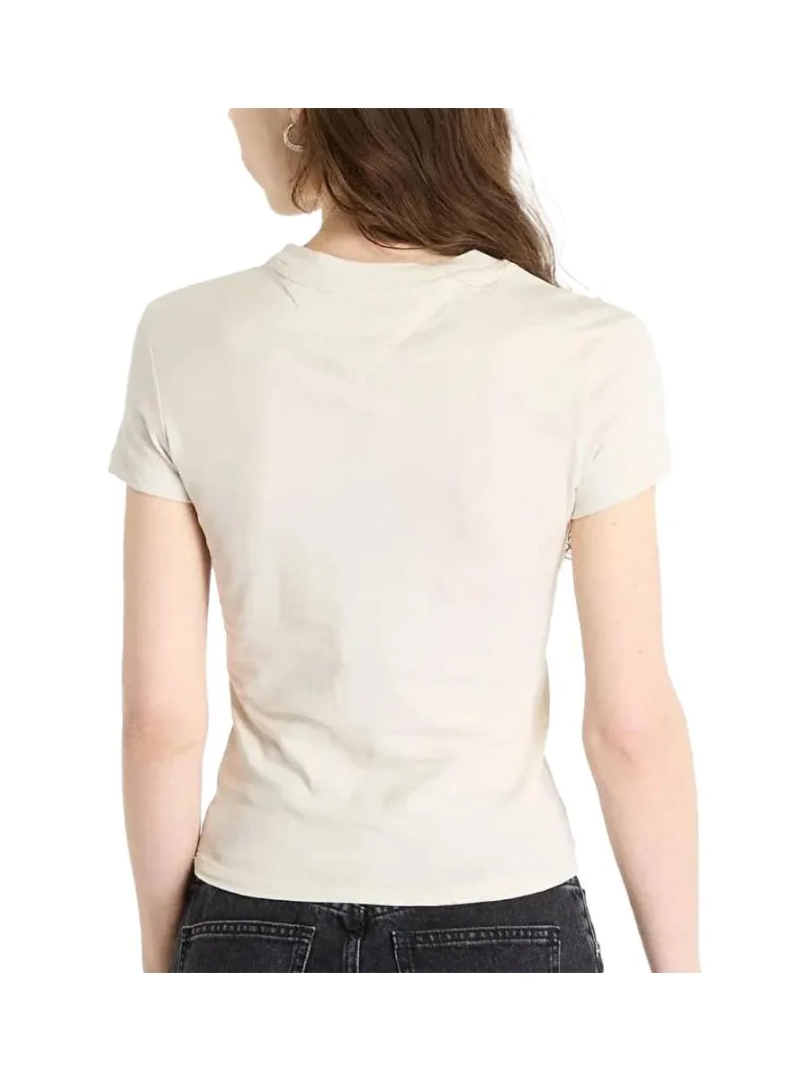 T-shirt Blanc Femme Tommy Hilfiger Night Navy 3