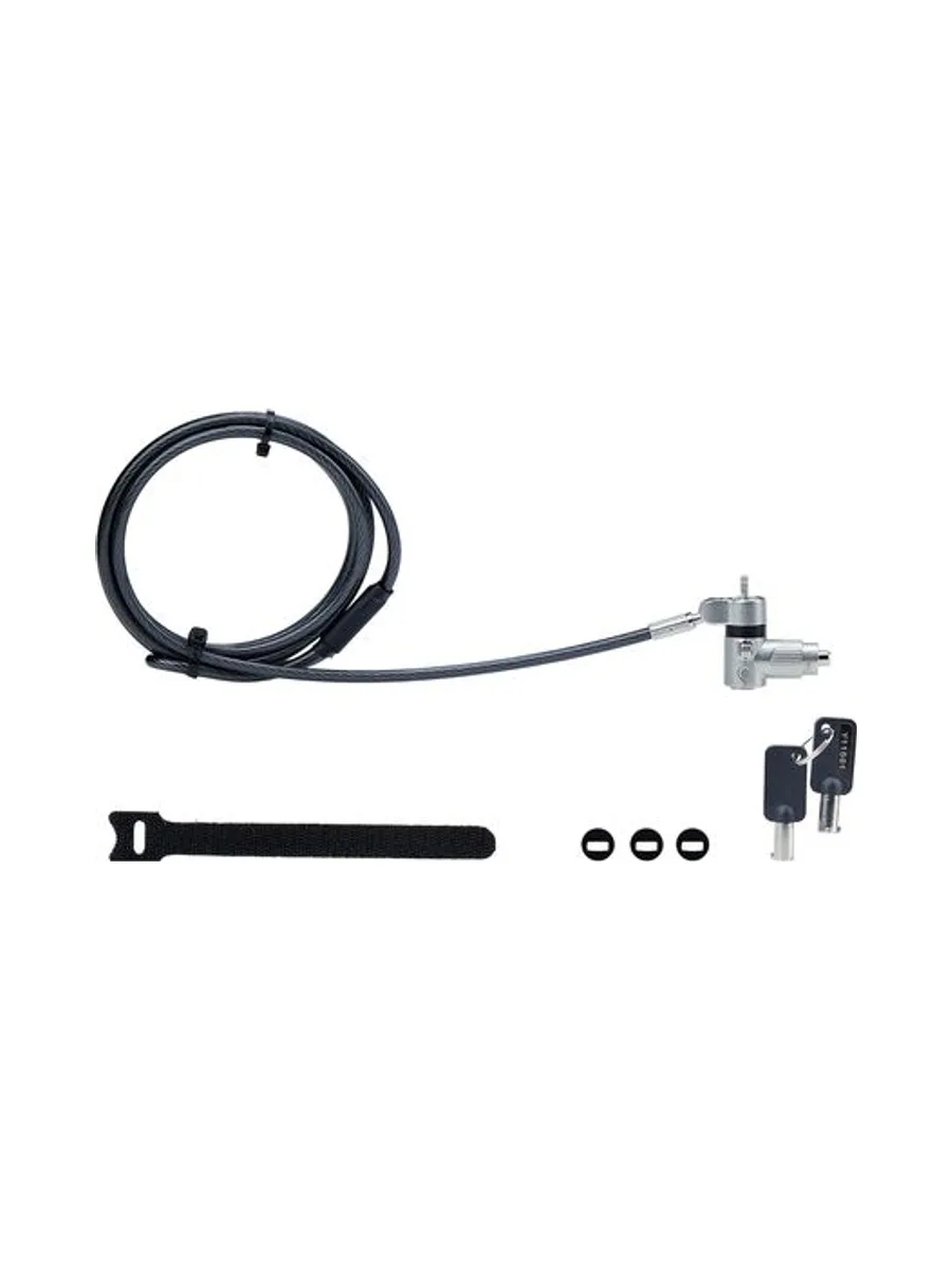 3-in-1 Laptop Lock 6.6ft Security Cable 11