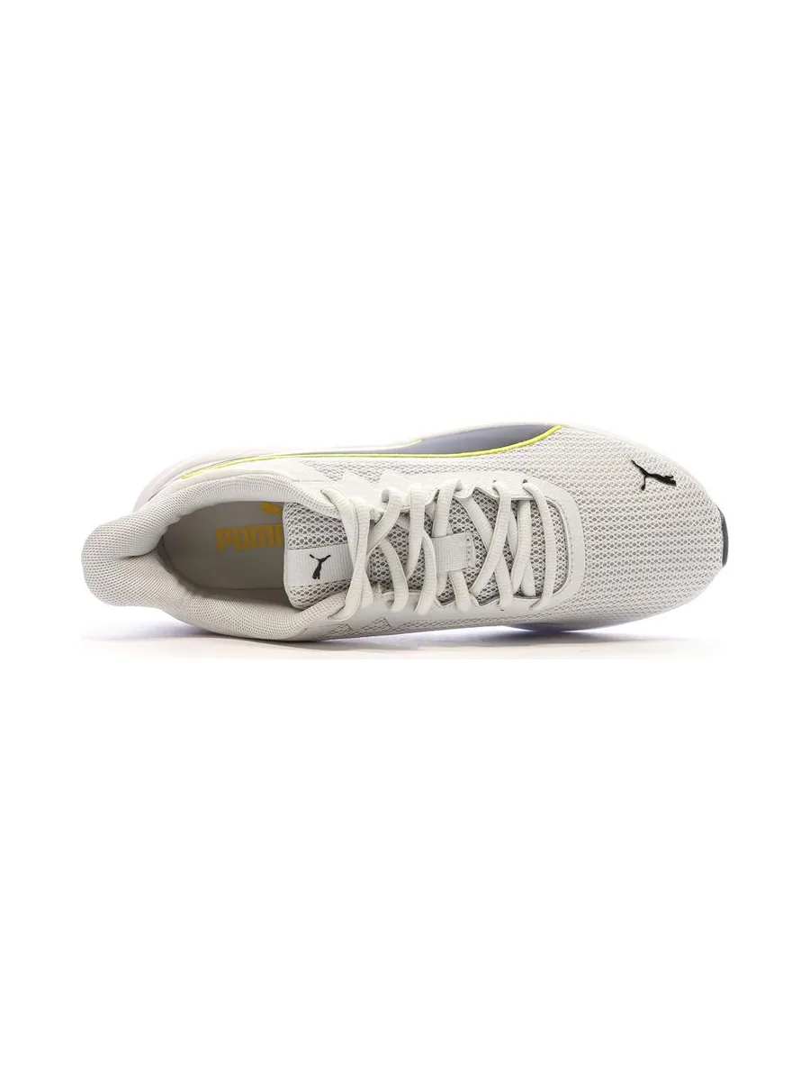 Chaussures de Running Blanches/Noires/Jaunes Homme Puma Transport 5
