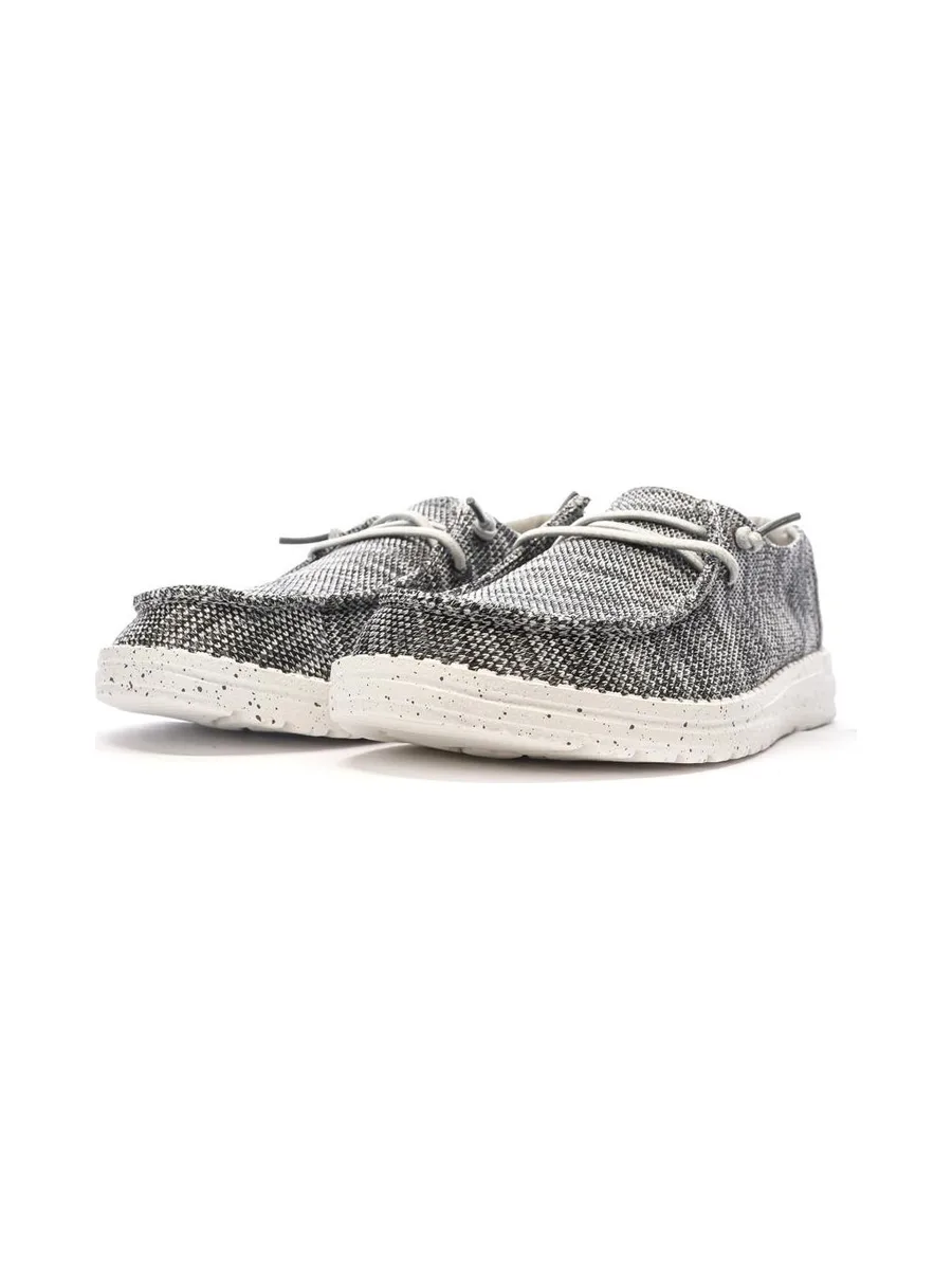 Chaussures Grises Chiné Femme Hey Dude Wendy Sox 6