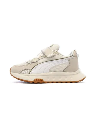 Baskets Beige/Blanches Garçon Puma Wild 1