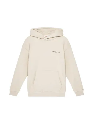 Sweat Écru Garçon Tommy Hilfiger Mini Corp Hoodie 1