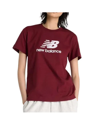 T-Shirt Bordeaux Femme New Balance Sport Essentials 1