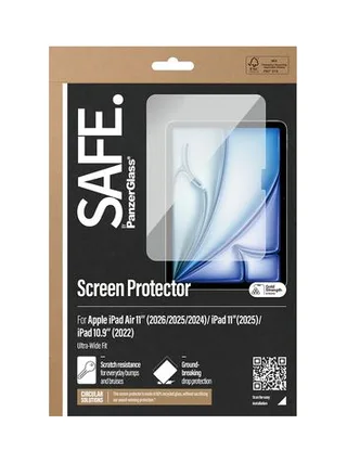 PanzerGlass SAFE. by ® Screen Protector iPad Air 11'' (2024-2026) | iPad 11'' (2025) | iPad 10.9'' (2022) | Ultra-Wide Fit 3