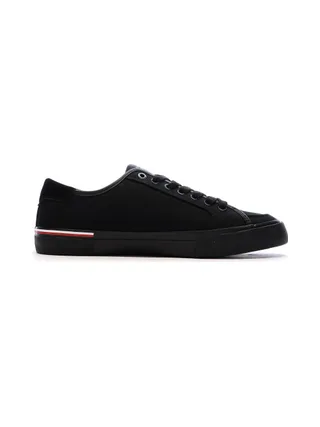Baskets Noires Homme Tommy Hilfiger Core Corporate Vulcs 2