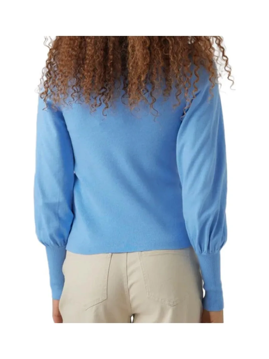 Pull Bleu Femme Vero Moda Hollykari 3