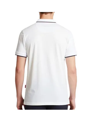 Polo Blanc Homme Lee Cooper GLC2046 2