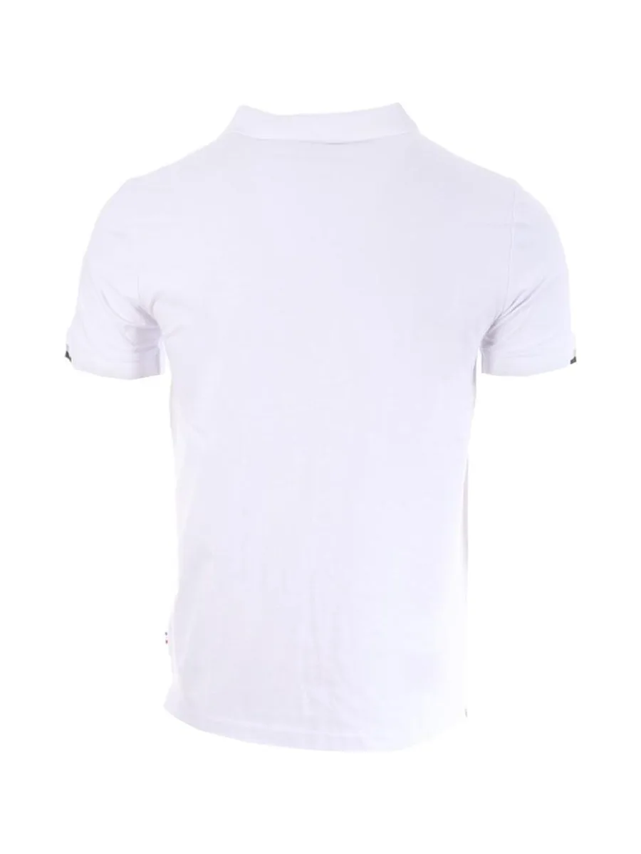 Polo Blanc Homme Hungaria Jeki 3