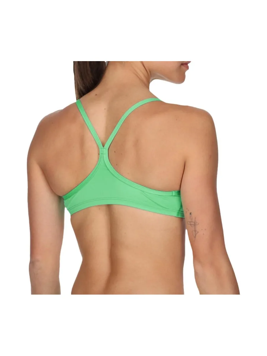 Haut de maillot de bain Vert Femme Nike Racerback 3