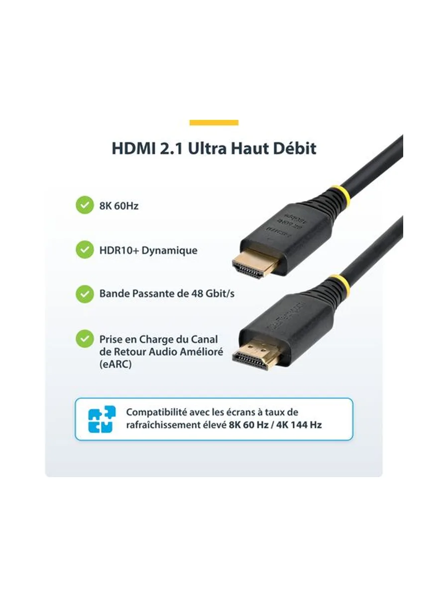 5m 16.4ft HDMI 2.1 Cable 8K Certified 8