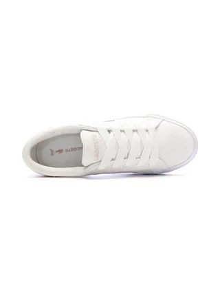 Baskets Blanches/Roses Femme Lacoste Ziane Platform 4
