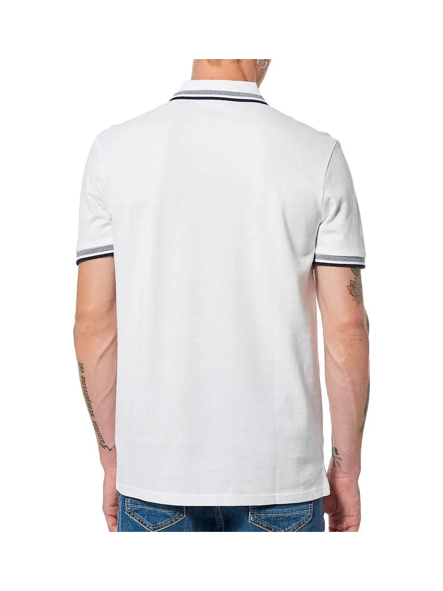 Polo Blanc Homme Kaporal Rayoc 3