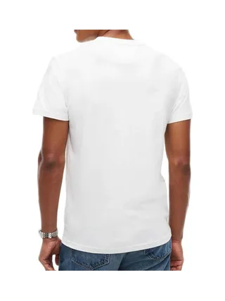 T-Shirt Blanc Homme Tommy Hilfiger Signature C 2
