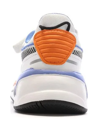 Baskets Blanches/Bleu/Orange Garçon Puma 395555-03 3