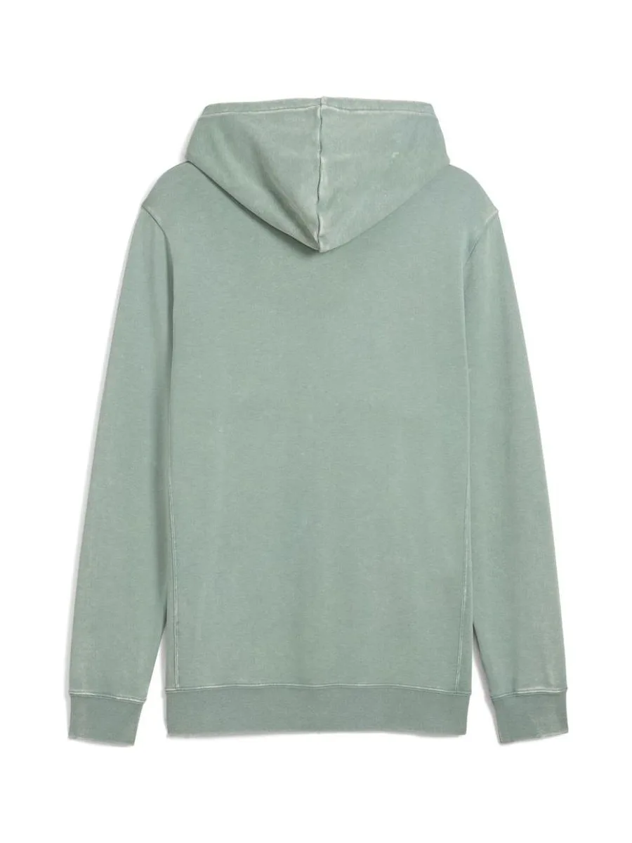 Sweat à Capuche Vert Homme Puma Class Washed 3
