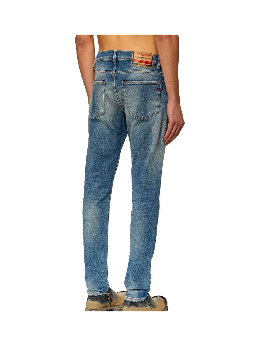 Jean Slim Fit Bleu Moyen Homme Diesel2019 3