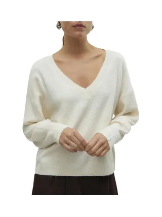 Pull Beige Femme Vero Moda Jupiters 1