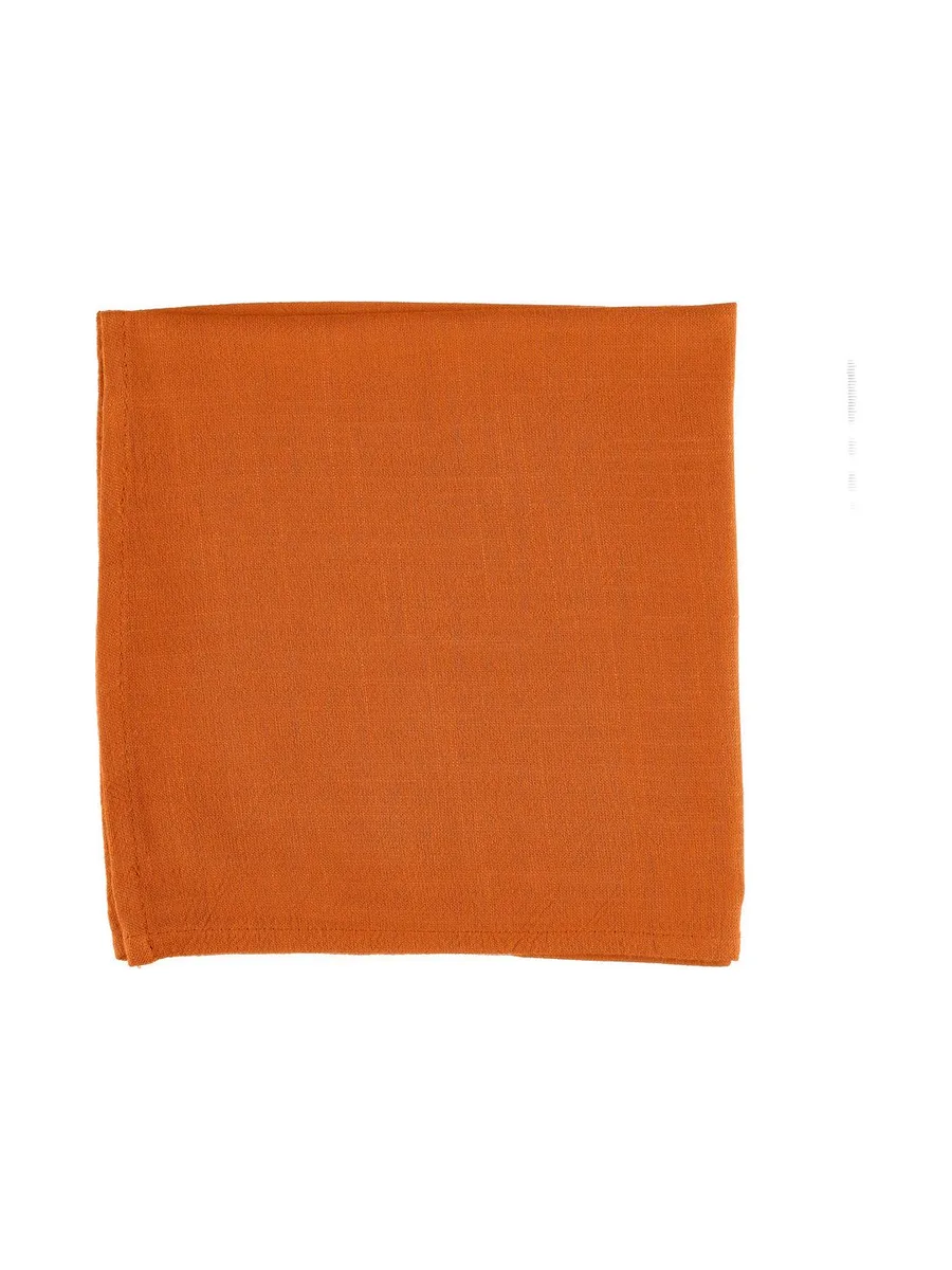 Serviette de table - 6 pièces - Lin et coton blanc crème 123