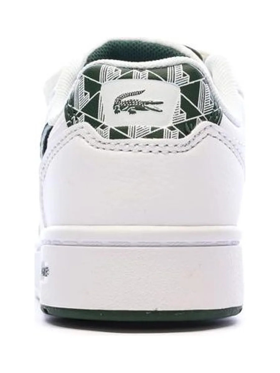 Baskets Blanches/Kaki Garçon Lacoste Court Sneakers 4