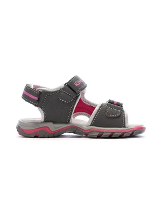 Sandales Grises/Rouges Bébé Kimberfeel Missi 2