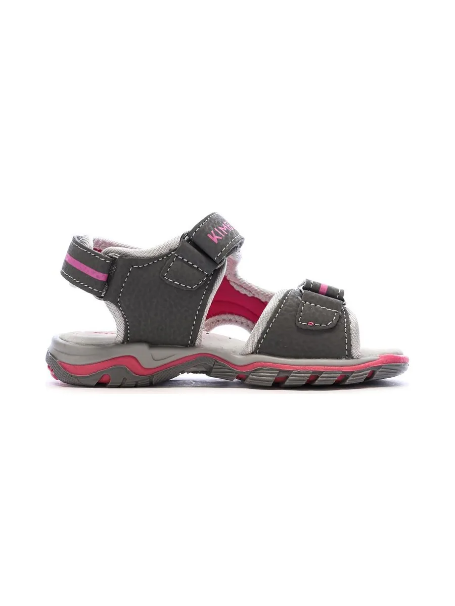 Sandales Grises/Rouges Bébé Kimberfeel Missi 3