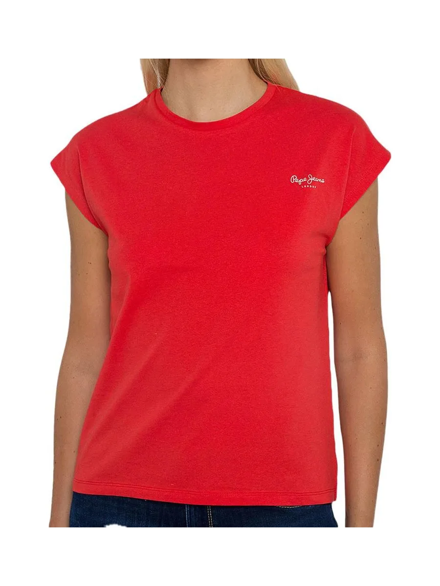 T-shirt Rouge Femme Pepe Jeans Bloom 2