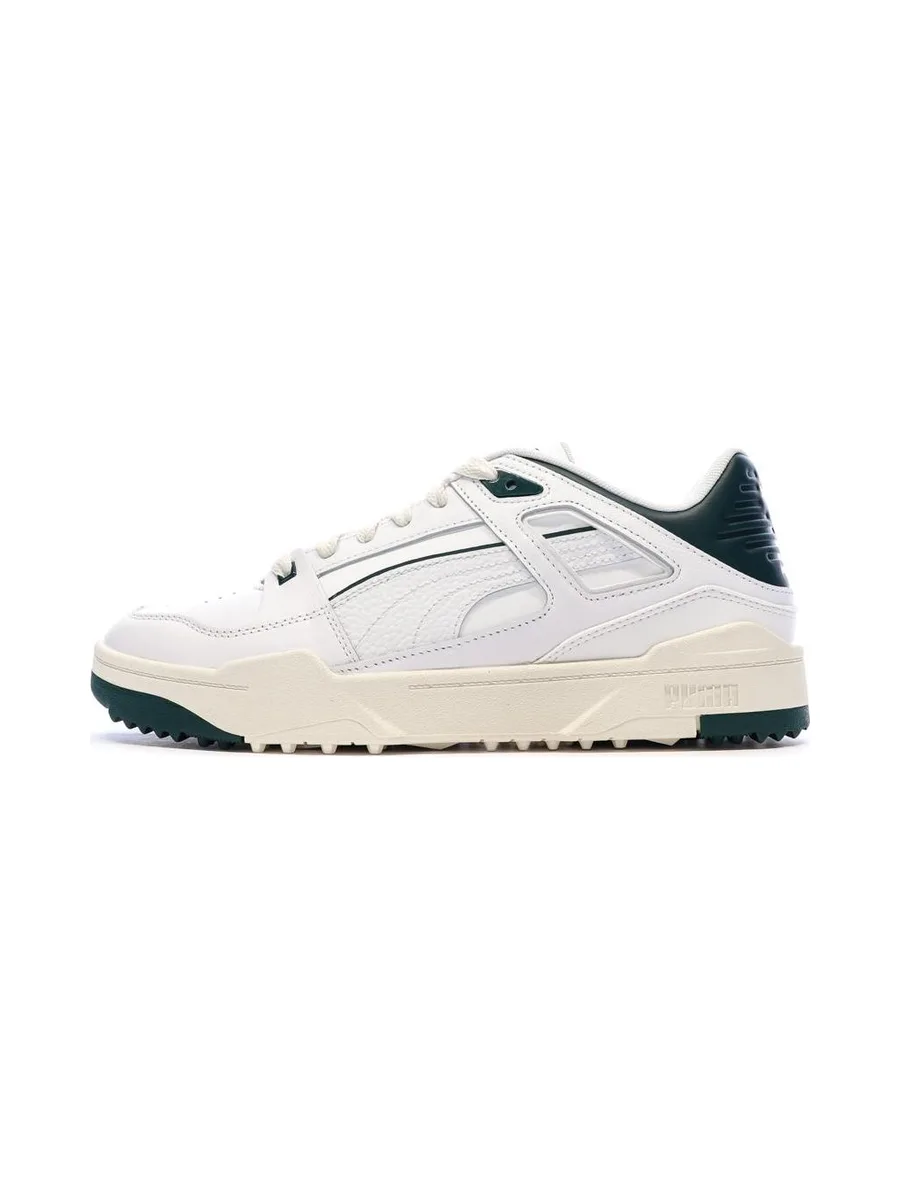 Baskets Blanc/Vert Foncé Puma Slipstream 2