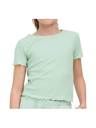 T-shirt Vert Clair Fille Only Nella 1