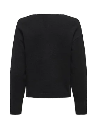 Pull Noir Femme Only Veoni 2