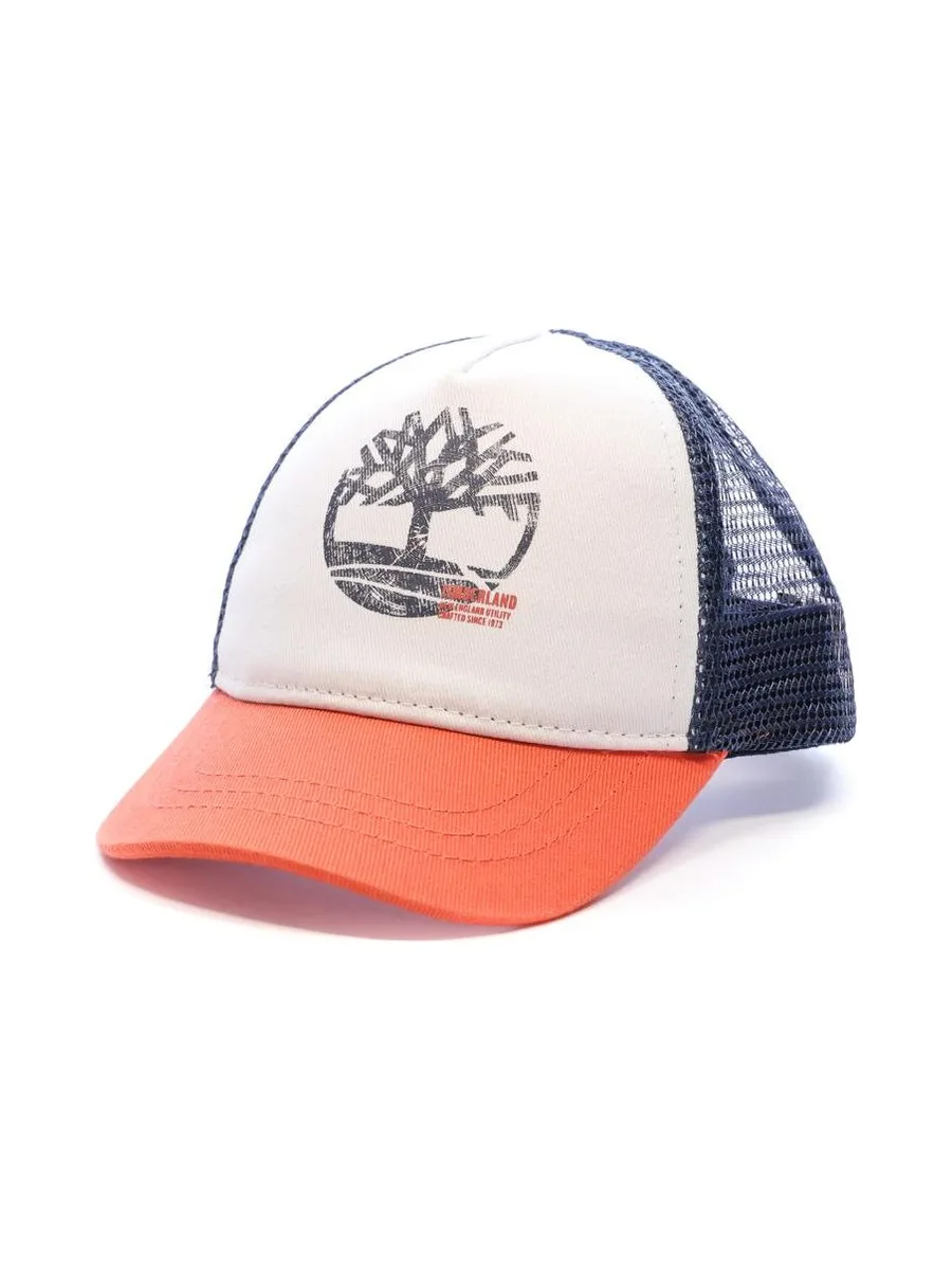 Casquette Blanc/Marine/Rose Homme Timberland T60156 1
