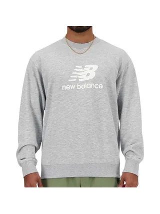 Sweat Gris Homme New Balance Stacked 1
