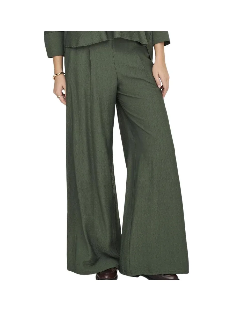Pantalon fluide Kaki JDY Pepper 2