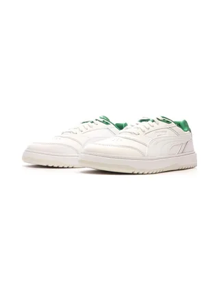 Baskets Blanches/Vertes Homme Puma Doublecourt03 6