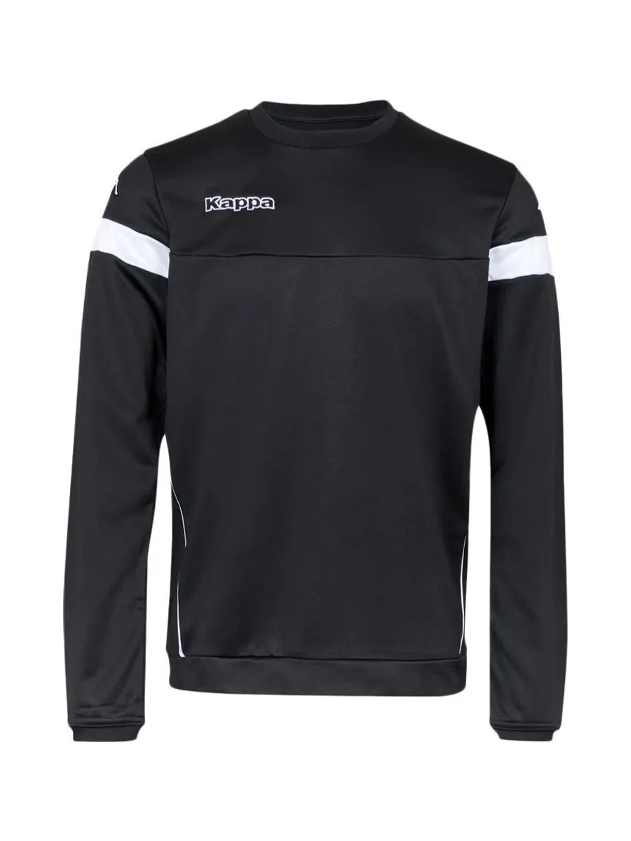 Sweat Noir/Blanc Garçon Kappa Lido 2