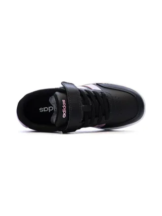 Baskets Noir/Rose Fille Adidas Tensaur 4