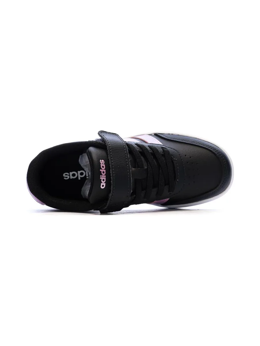 Baskets Noir/Rose Fille Adidas Tensaur 5