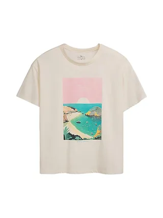 T-shirt Blanc Femme Teddy Smith Eternal 1