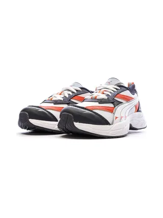Baskets Blanc/Rouge Garçon Puma Morphic Earthy 6