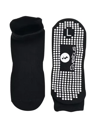 Paire de Chaussettes Noires Homme Antiderapante 2