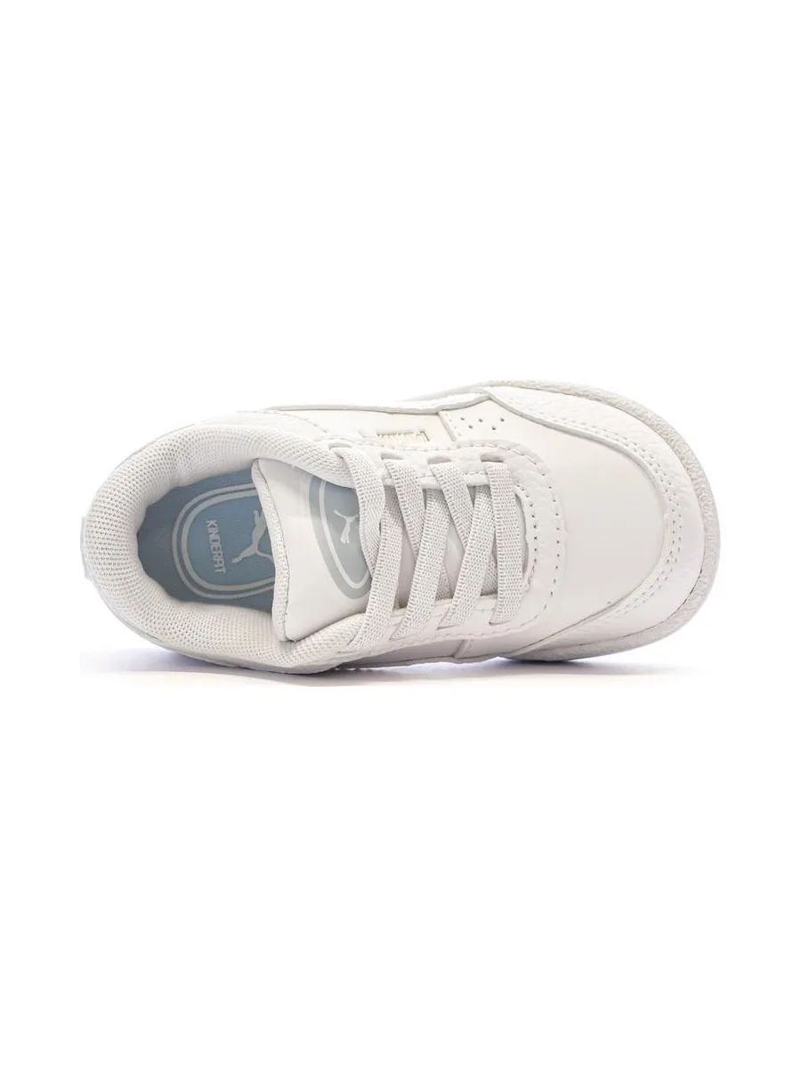 Baskets Blanches/Bleu Fille Puma Pro Sport 5