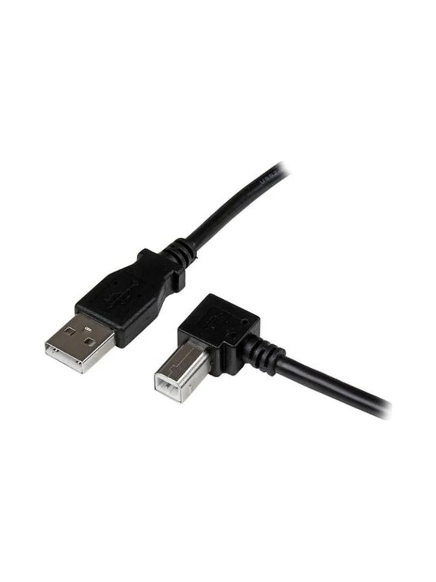 1m USB 2.0 A to Right Angle B Cable M/M 1